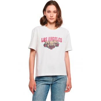 Tricou de bumbac cu imprimeu Los Angeles