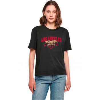 Tricou de bumbac cu imprimeu Los Angeles