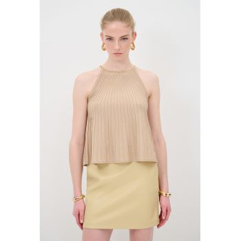 Bluza cu terminatie evazata - fara maneci