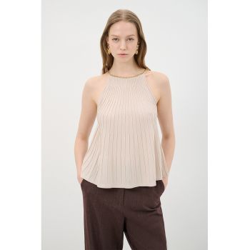 Bluza cu terminatie evazata - fara maneci
