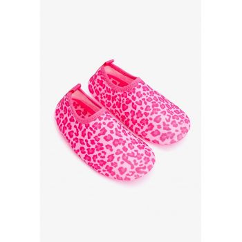 Pantofi flatform cu animal print