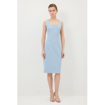 Rochie cu decolteu patrat - fara maneci