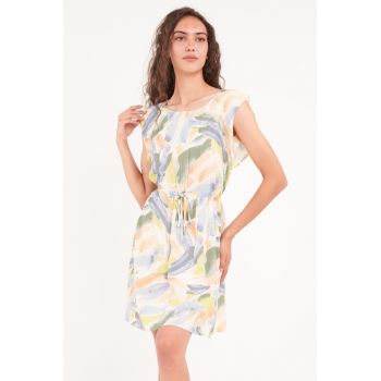 - Rochie dama cu imprimeu (Marime: XL/42 - Culoare: FRESH GREEN)