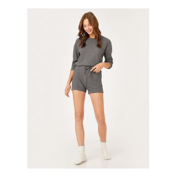 Pantaloni scurti de pijama cu snur de ajustare