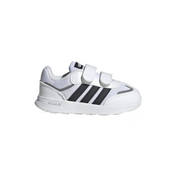 Pantofi sport cu inchidere velcro si logo