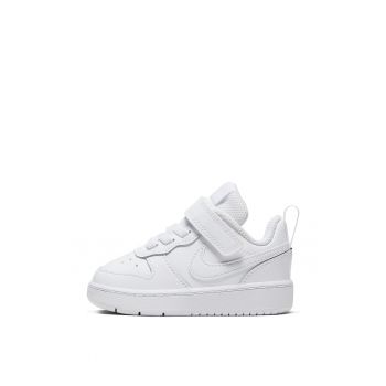 Pantofi sport din piele cu perforatii Court Borough Low 2