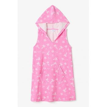 Rochie de plaja cu gluga