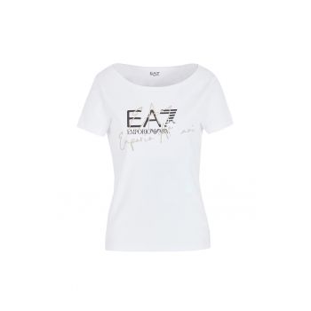 Tricou  W Handwritten Tee Crossover - 3RTT30-TJDLZ-1100 - Femei - Alb